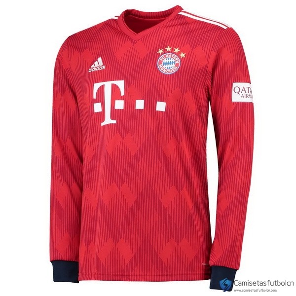 Camiseta Bayern Munich Primera equipo ML 2018-19 Rojo